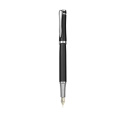 Hot Sale Metal Fountain Pen Logotipo personalizado para el hombre Escribir suave Fuente Nuba de fuente de fuente Black